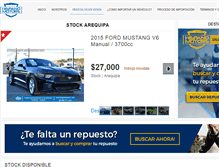 Tablet Screenshot of hispanomotors.com